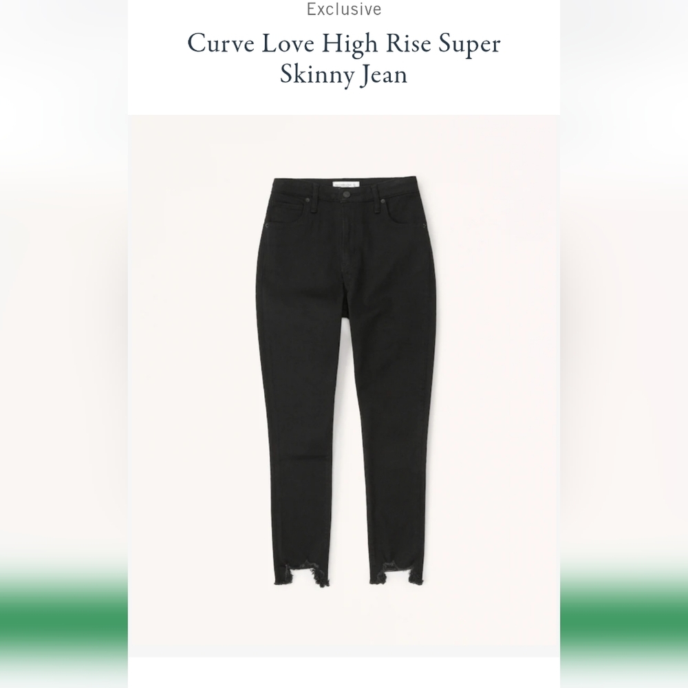 Abercrombie & Fitch jeans curve love 26 short or 2 short